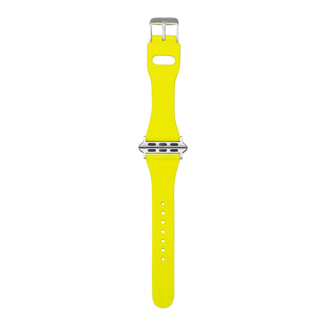 【Apple Watch バンド 41/40/38mm】”Baby Neon” サステナブルレザーバンド (ネオンイエロー) for Apple Watch SE(第2/1世代)/Series9/8/7/6/5/4/3/2/1goods_nameサブ画像