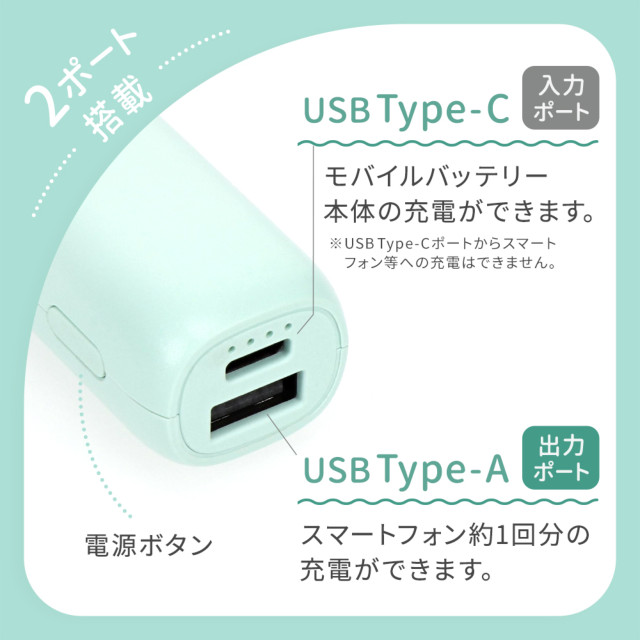 軽くてコンパクト 小型軽量モバイルバッテリー 3200mAh USB Type-A出力 OWL-LPB3351シリーズ (ライトピンク)goods_nameサブ画像