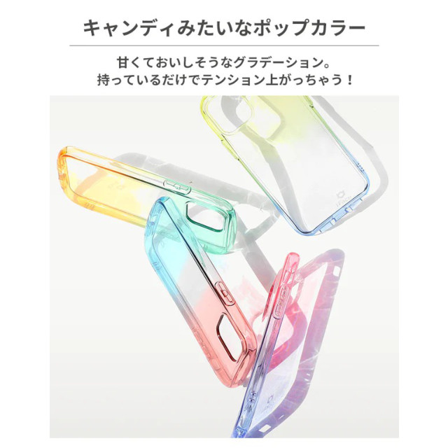 【iPhone13 ケース】iFace Look in Clear Lollyケース (レモン/サファイア)サブ画像