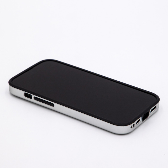 【iPhone14/13 ケース】ZERO HALLIBURTON Hybrid Shockproof Case (Silver)goods_nameサブ画像