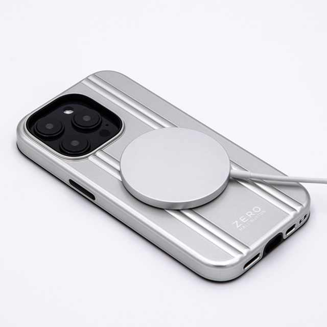 【iPhone14/13 ケース】ZERO HALLIBURTON Hybrid Shockproof Case (Silver)goods_nameサブ画像