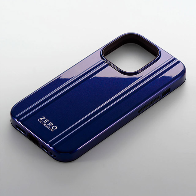 【iPhone14 Pro ケース】ZERO HALLIBURTON Hybrid Shockproof Case (Blue)サブ画像