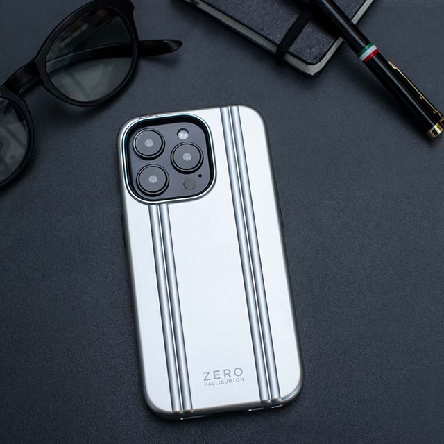 【iPhone14 Pro ケース】ZERO HALLIBURTON Hybrid Shockproof Case (Silver)goods_nameサブ画像