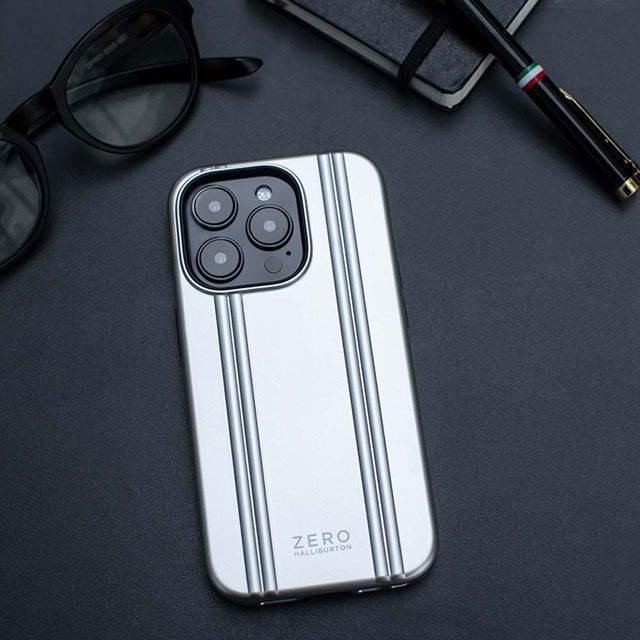 【iPhone14 Plus ケース】ZERO HALLIBURTON Hybrid Shockproof Case (Silver)goods_nameサブ画像