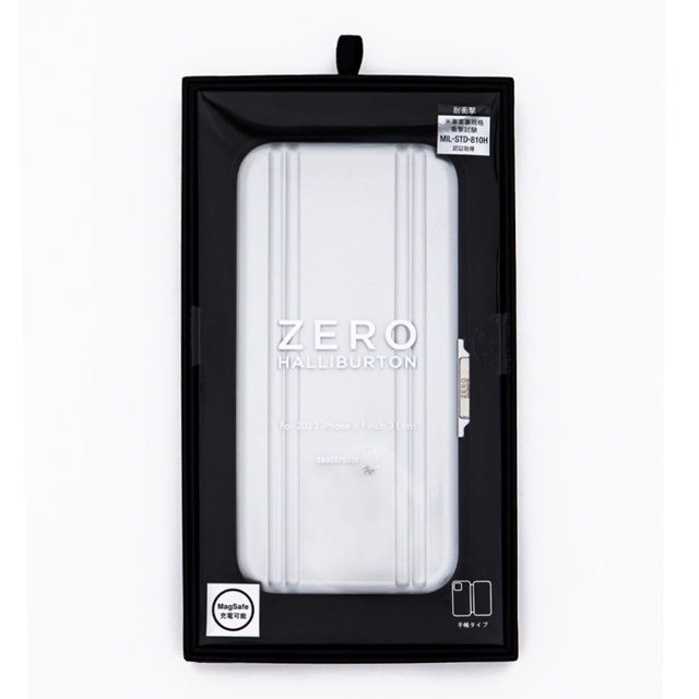 iPhone14 Pro ケース】ZERO HALLIBURTON Hybrid Shockproof Flip Case (Black) ZERO  HALLIBURTON iPhoneケースは UNiCASE