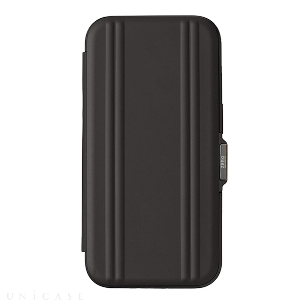 【iPhone14/13 ケース】ZERO HALLIBURTON Hybrid Shockproof Flip Case (Black)