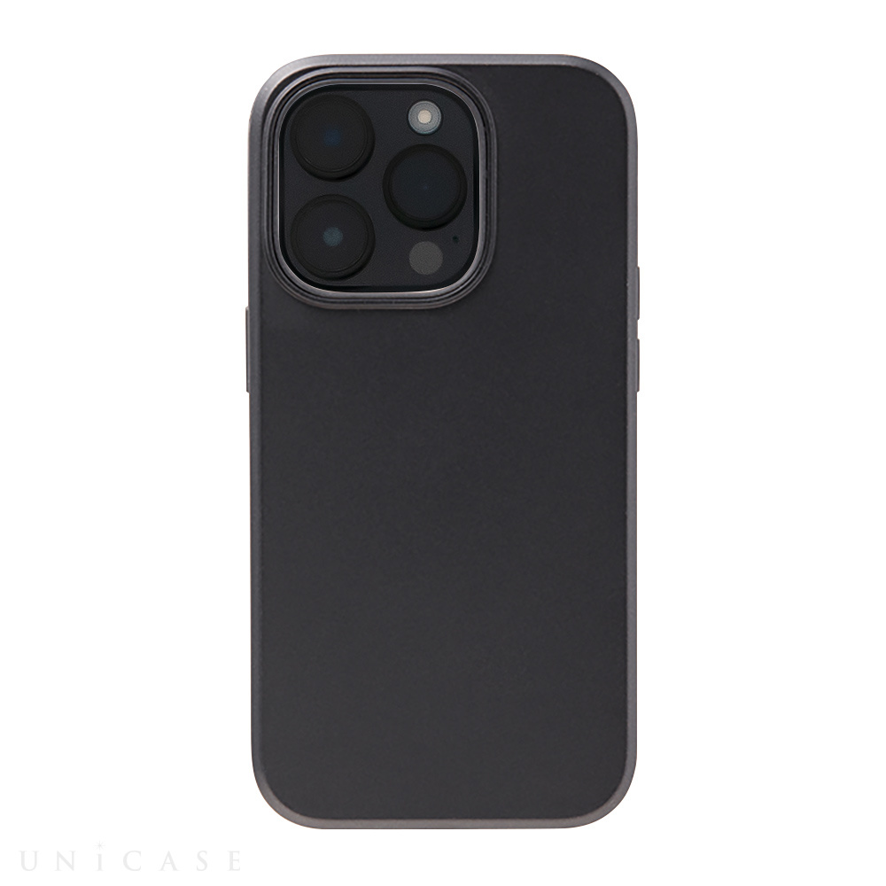 【iPhone14 Pro ケース】Smooth Touch Hybrid Case (black)