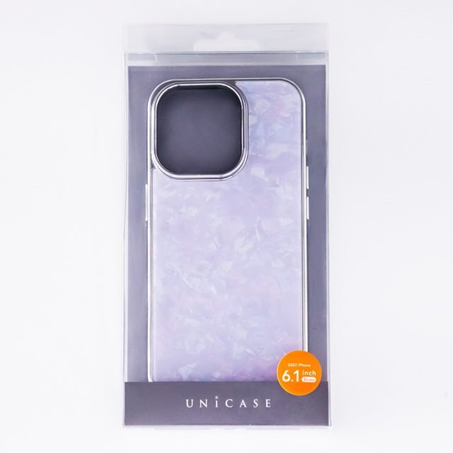 【iPhone14/13 ケース】Glass Shell Case (lilac)goods_nameサブ画像