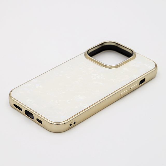 【iPhone14 Pro ケース】Glass Shell Case (gold)goods_nameサブ画像