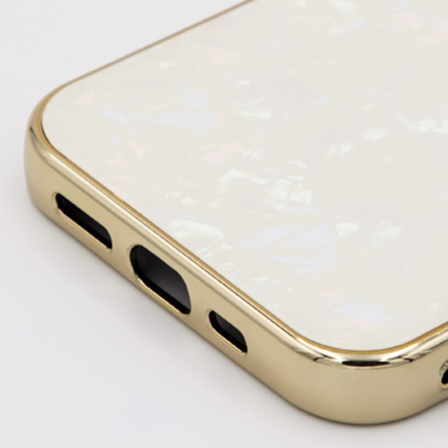 【iPhone14 Plus ケース】Glass Shell Case (gold)サブ画像