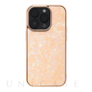 【iPhone14 Pro ケース】Glass Shell Case (coral pink)