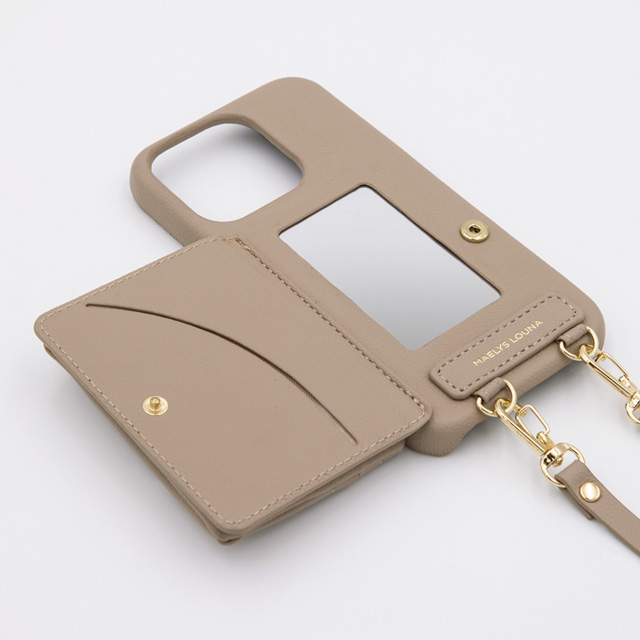【iPhone14 Plus ケース】Clutch Ring Case (beige)サブ画像