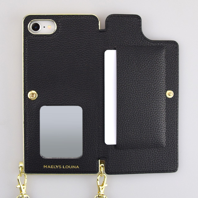 【iPhoneSE(第3/2世代)/8/7 ケース】Cross Body Case (black)goods_nameサブ画像