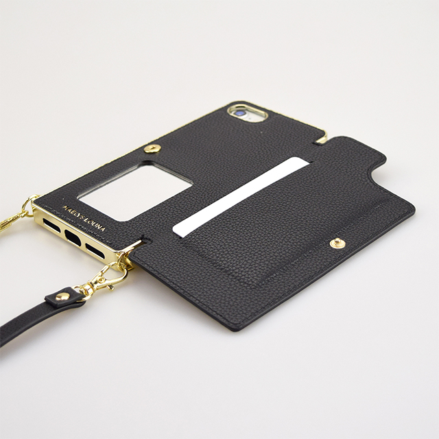 【iPhoneSE(第3/2世代)/8/7 ケース】Cross Body Case (black)goods_nameサブ画像