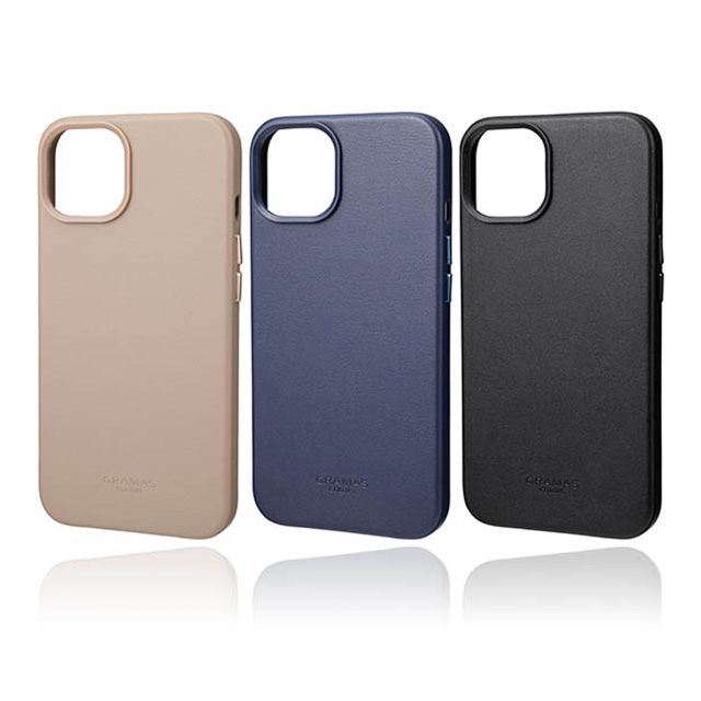 【iPhone14/13 ケース】“Gravel” PUレザーケース (アーバンブラック)goods_nameサブ画像