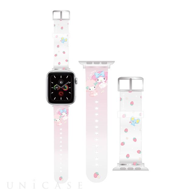 【Apple Watch バンド 41/40/38mm】サンリオキャラクターズ ソフトバンド (マイメロディ) for Apple Watch SE(第2/1世代)/Series9/8/7/6/5/4/3/2/1