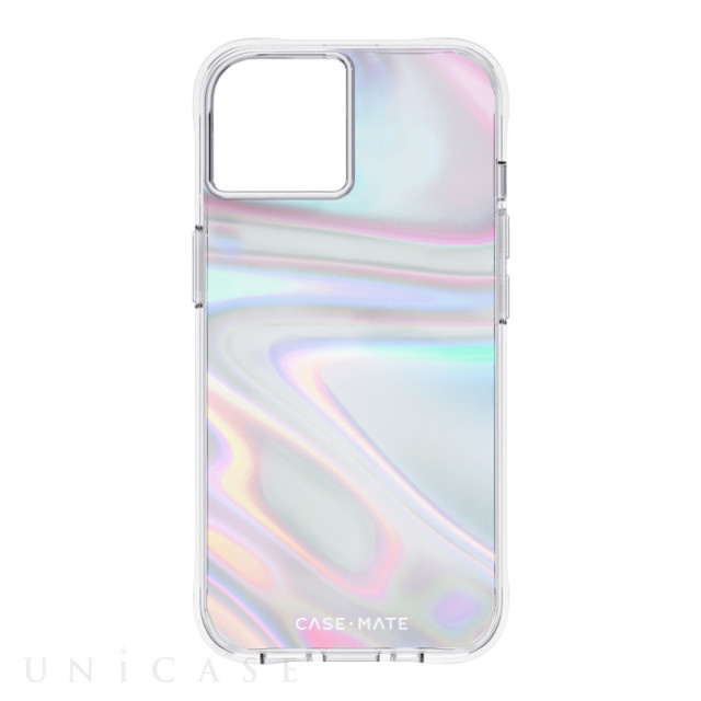 【iPhone14/13 ケース】抗菌・3.0m落下耐衝撃 Soap Bubble (Iridescent)