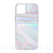 【iPhone14 Plus ケース】抗菌・3.0m落下耐衝撃 Soap Bubble (Iridescent)