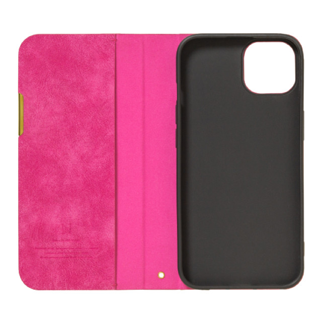 【iPhone14/13 ケース】手帳型ケース Flat. (Rose Pink)サブ画像