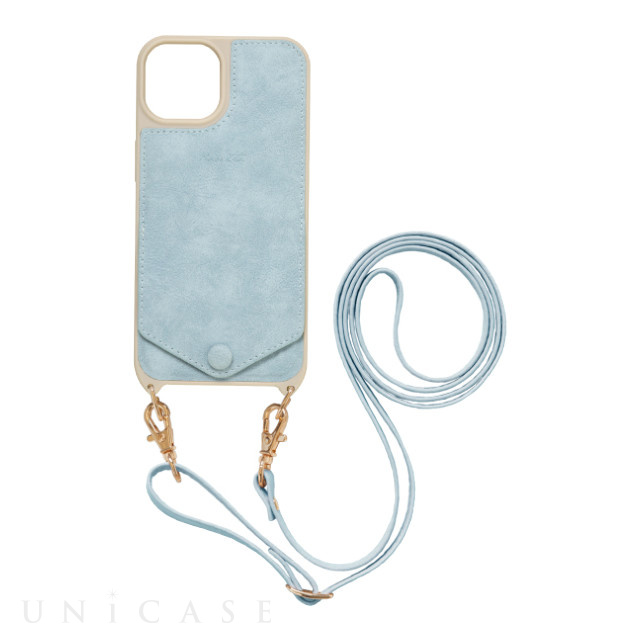 【iPhone14/13 ケース】背面型ケース Rosetta. (Baby Blue)