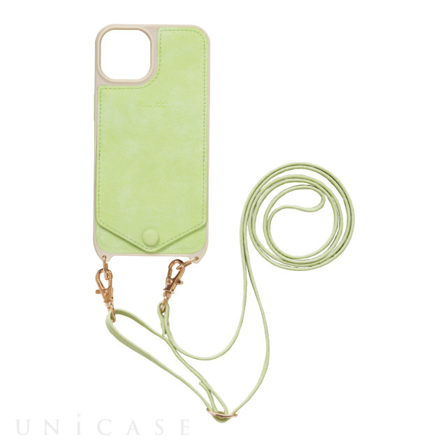 【iPhone14/13 ケース】背面型ケース Rosetta. (Pistachio)