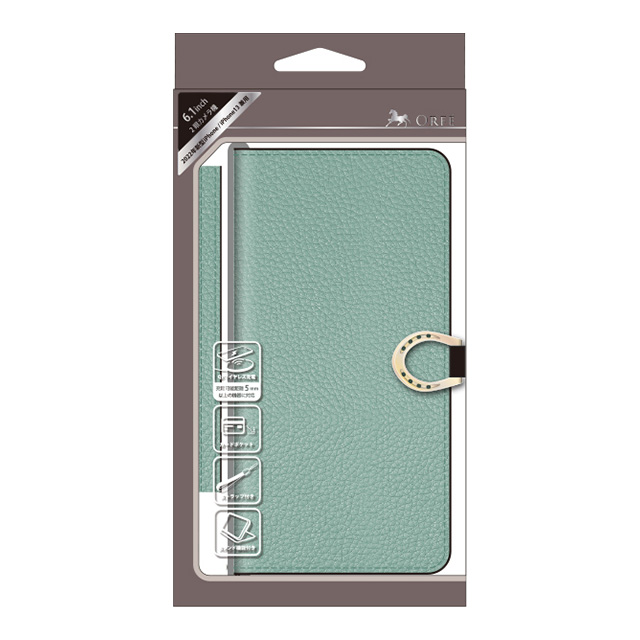 【iPhone14/13 ケース】手帳型ケース ORFE (Mint Blue)goods_nameサブ画像