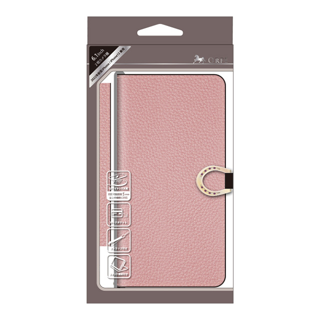 【iPhone14/13 ケース】手帳型ケース ORFE (Pink)goods_nameサブ画像