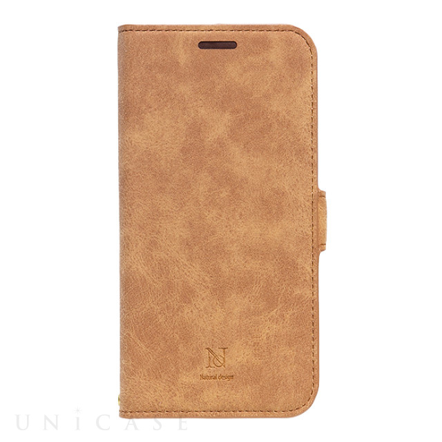 【iPhone14 Plus ケース】手帳型ケース Style Natural (Camel)