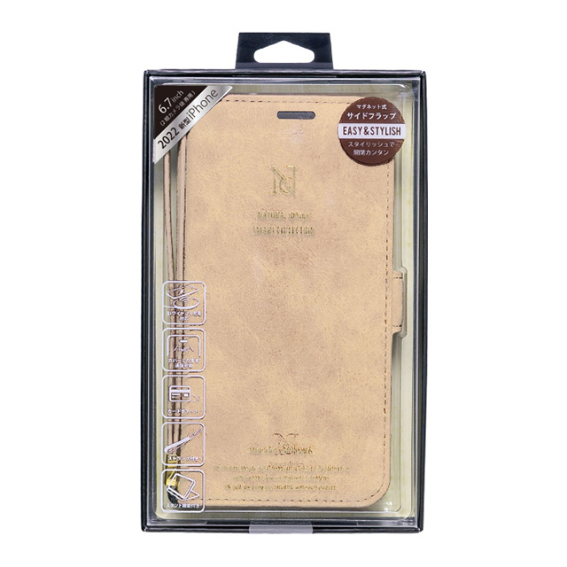 【iPhone14 Plus ケース】手帳型ケース Style Natural (Ecru)goods_nameサブ画像