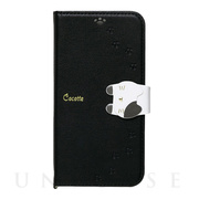 【iPhone14/13 ケース】手帳型ケース Cocotte (Black)