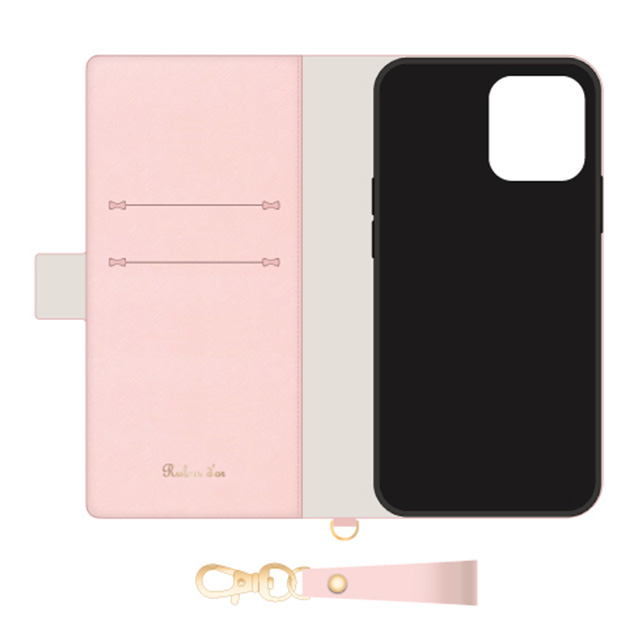 【iPhone14/13 ケース】手帳型ケース Ruband’or (Pink)goods_nameサブ画像