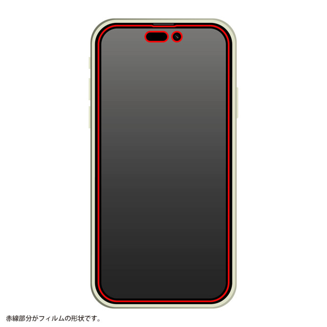 【iPhone14 Pro Max フィルム】フィルム 10H ガラスコート 衝撃吸収 (反射防止)goods_nameサブ画像