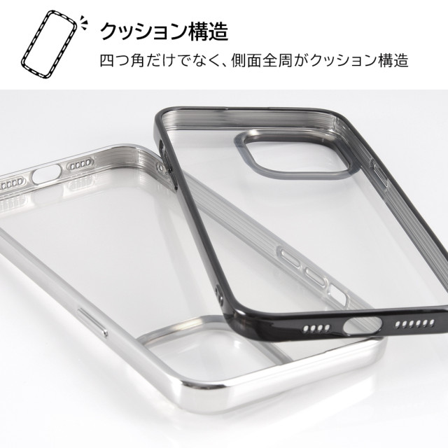 【iPhone14 Pro Max ケース】ディズニーキャラクター/TPUソフトケース META (ミッキーマウス総柄_メタリック)goods_nameサブ画像