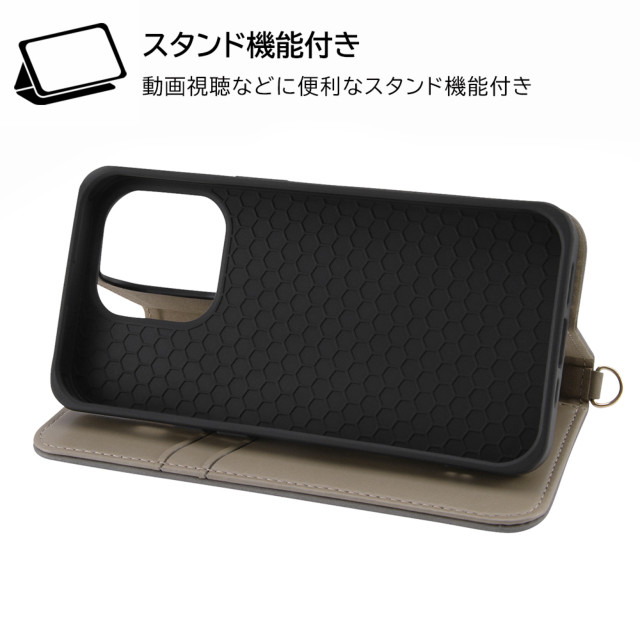 【iPhone14 Pro ケース】耐衝撃 手帳型レザーケース Raffine (イエロー)goods_nameサブ画像