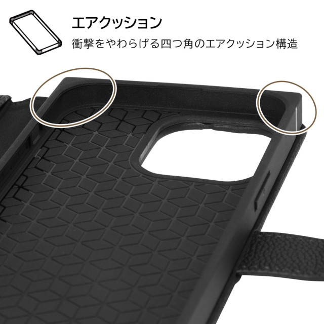 【iPhone14 Pro Max ケース】耐衝撃 手帳型レザーケース  KAKU Ring (ピンク)goods_nameサブ画像