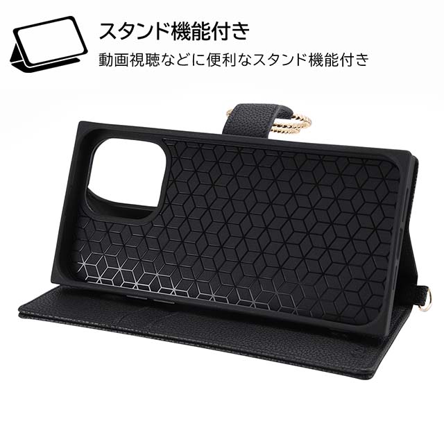 【iPhone14 Pro Max ケース】ディズニーキャラクター/耐衝撃 手帳型レザーケース  KAKU Ring (ミッキー_ミツマル/ベージュ)goods_nameサブ画像