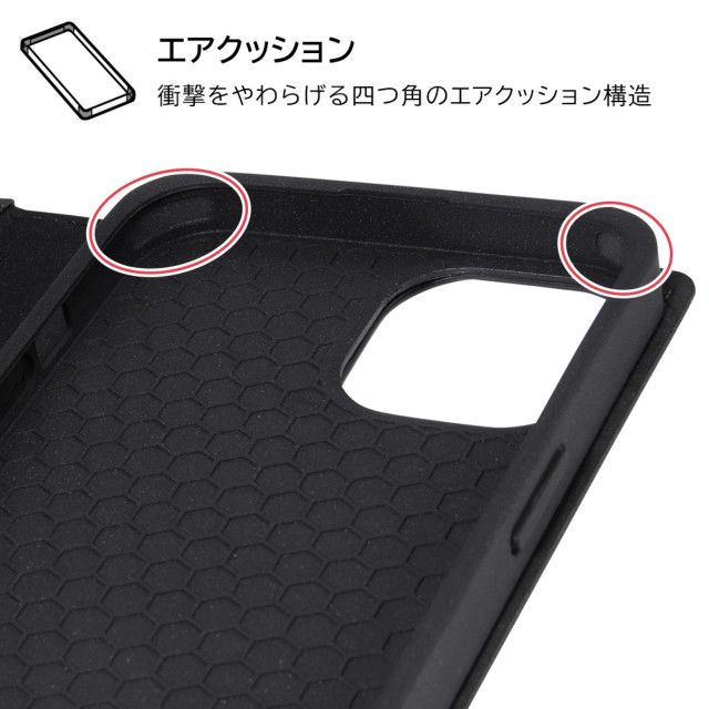 【iPhone14/13 ケース】ディズニーキャラクター/耐衝撃 手帳型レザーケース シンプル (プー)goods_nameサブ画像