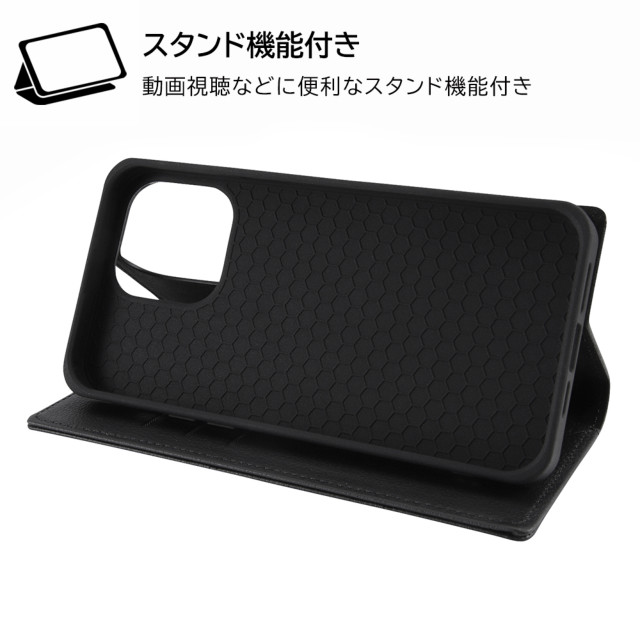 【iPhone14 Pro Max ケース】ディズニーキャラクター/耐衝撃 手帳型レザーケース シンプル (ミッキーマウス)goods_nameサブ画像