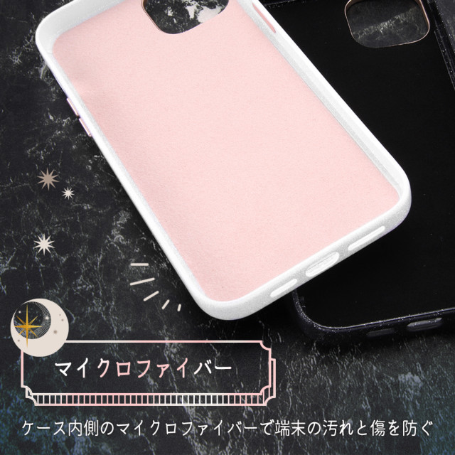 【iPhone14 Plus ケース】オープンレザーケース キラキラ GLITZY SUGAR (ブラック)サブ画像