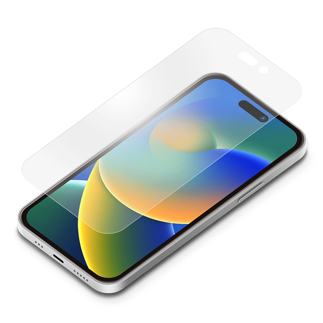 【iPhone14 Pro フィルム】ガイドフレーム付 液晶全面保護ガラス (ブルーライト低減/アンチグレア)サブ画像