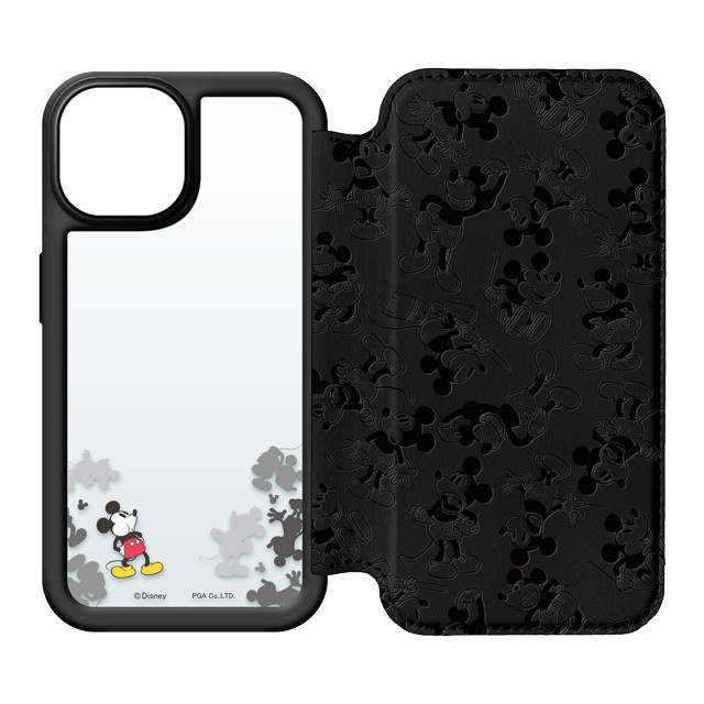 【iPhone14/13 ケース】ガラスフリップケース (ミッキーマウス)goods_nameサブ画像