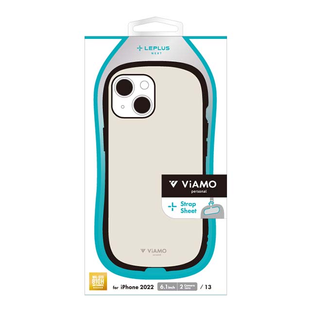 【iPhone14/13 ケース】耐衝撃ハイブリッドケース 「ViAMO personal」 (ホワイトベージュ)goods_nameサブ画像