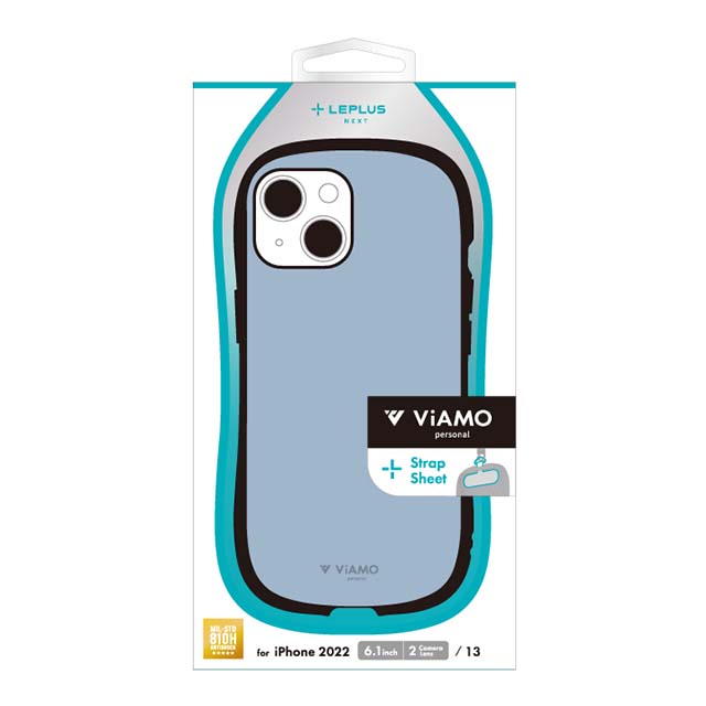 【iPhone14/13 ケース】耐衝撃ハイブリッドケース 「ViAMO personal」 (ライトブルー)goods_nameサブ画像