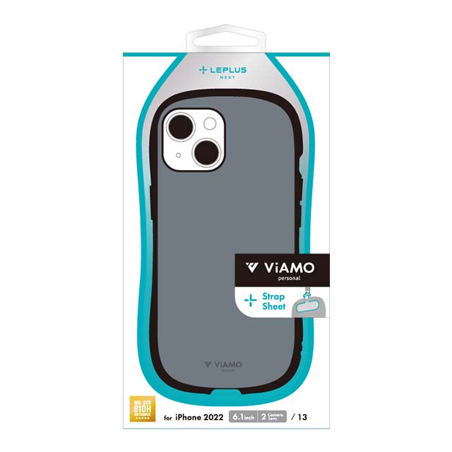 【iPhone14/13 ケース】耐衝撃ハイブリッドケース 「ViAMO personal」 (ダークグレー)goods_nameサブ画像