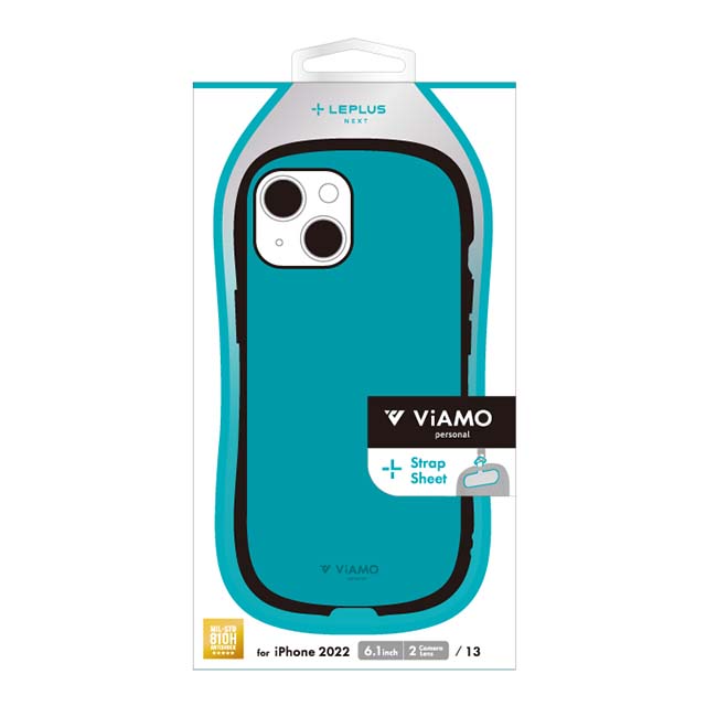 【iPhone14/13 ケース】耐衝撃ハイブリッドケース 「ViAMO personal」 (ソリッドターコイズ)goods_nameサブ画像