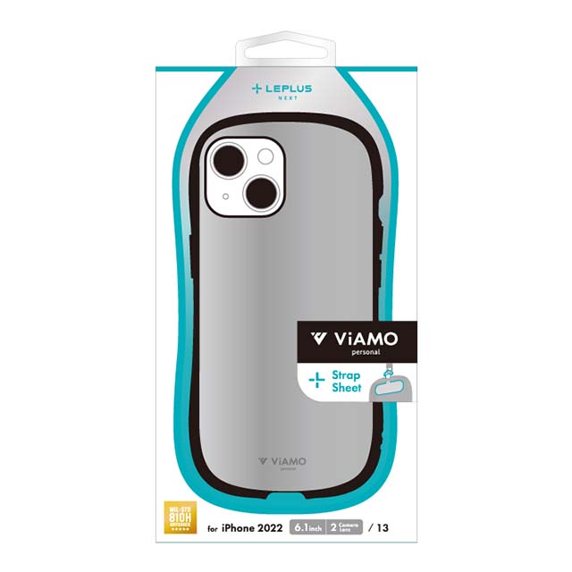 【iPhone14/13 ケース】耐衝撃ハイブリッドケース 「ViAMO personal」 (メタルシルバー)goods_nameサブ画像