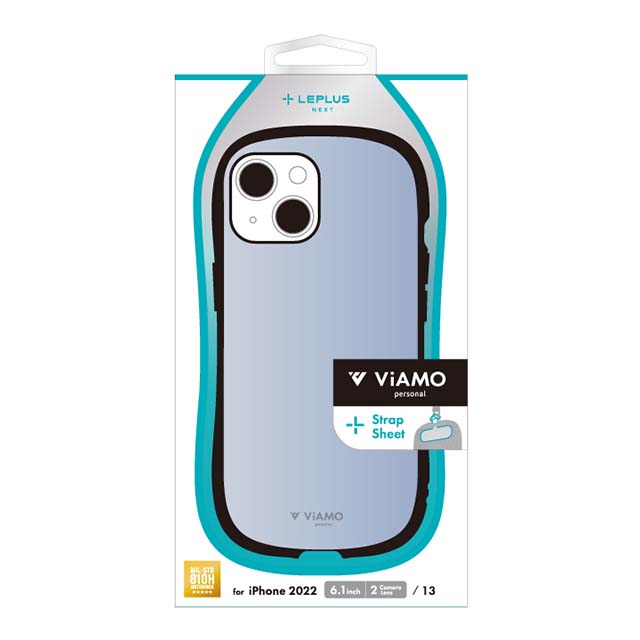 【iPhone14/13 ケース】耐衝撃ハイブリッドケース 「ViAMO personal」 (メタルブルー)goods_nameサブ画像