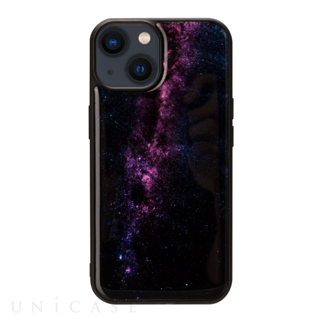 【iPhone14 ケース】天然貝ケース (Milky way)