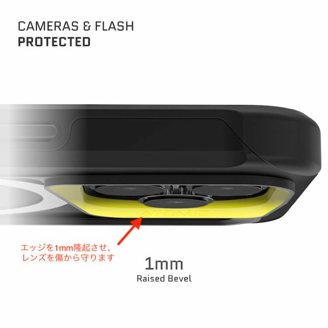 【iPhone14 Pro Max ケース】Atomic Slim with MagSafe (Black)サブ画像