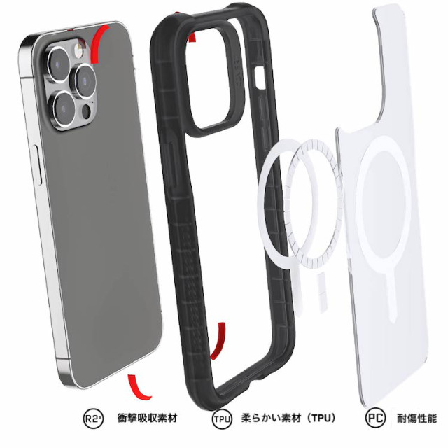 【iPhone14 Pro ケース】Covert with MagSafe (Smoke)goods_nameサブ画像